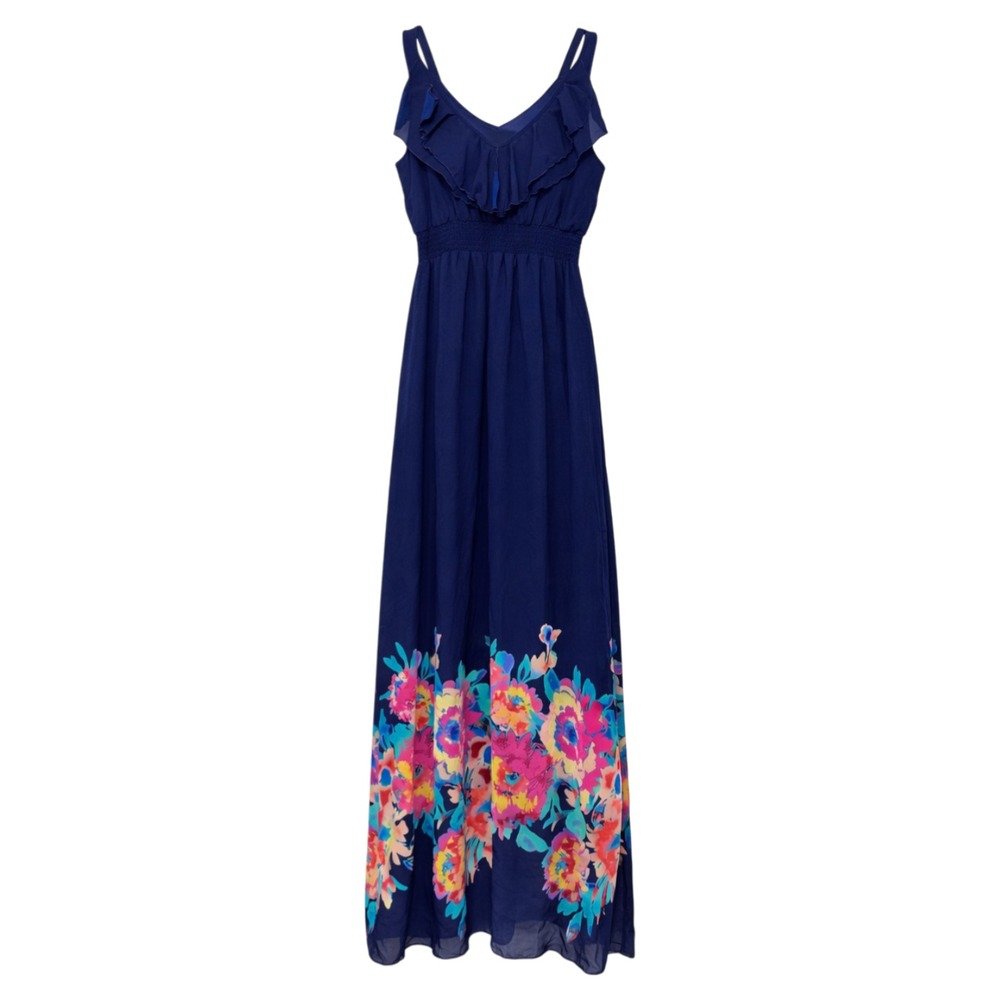 Old Navy Y2K Babydoll Fairycore Maxi Dress Womens Size M Cottagecore Meadowcore